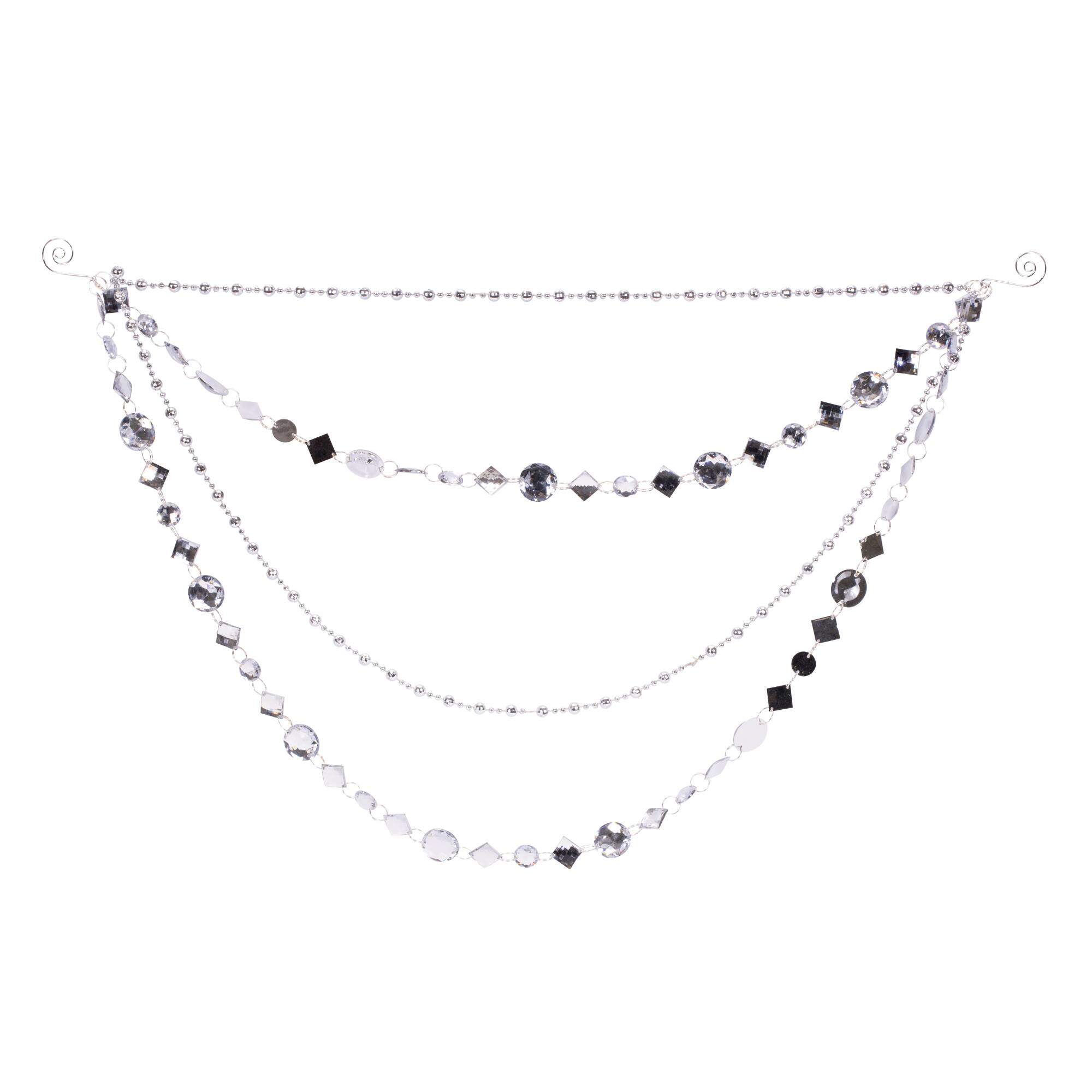20" Jewel Bead & Chain Link Garlands, 2ct.
